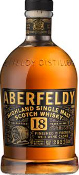 Aberfeldy 18 Year Old Finished in Sangiovese Red Wine Casks Single Malt Scotch Whisky | 700ML at CaskCartel.com