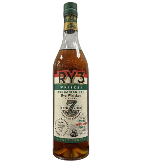 Ry3 7 Year Old Tokaji Wine Cask Finish Single Barrel Cask Strength Rye Whiskey at CaskCartel.com