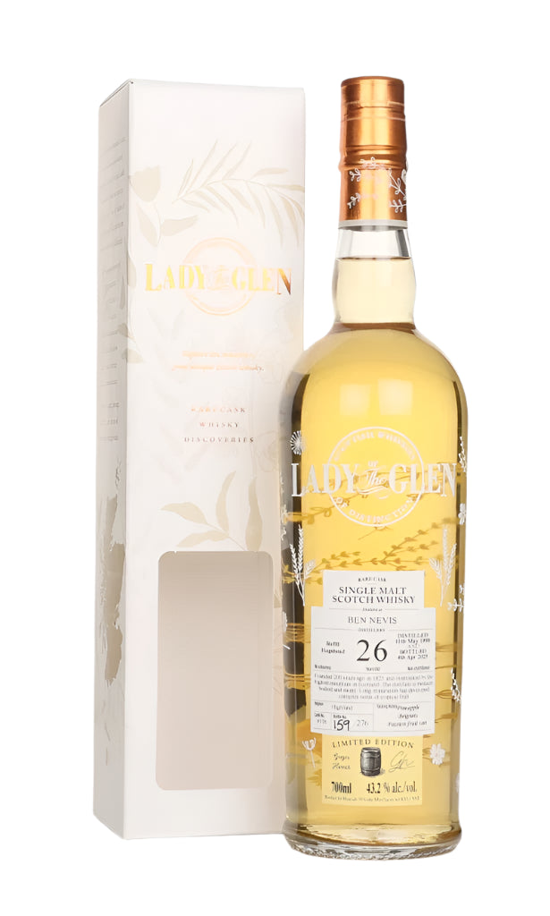 Ben Nevis 26 Year Old 1998 Cask #176 - Lady of the Glen (Hannah Whisky Merchants) Single Malt Scotch Whisky | 700ML at CaskCartel.com