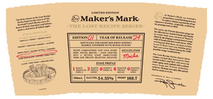 Maker's Mark 2024 The Lost Recipe Series Edition #01 Bourbon Whisky at CaskCartel.com