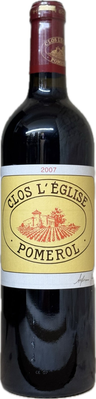2007 | Clos L'Eglise | Pomerol at CaskCartel.com