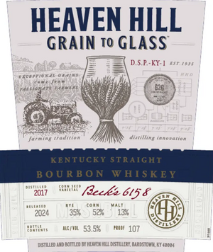 Heaven Hill Grain to Glass Straight Bourbon Whiskey at CaskCartel.com