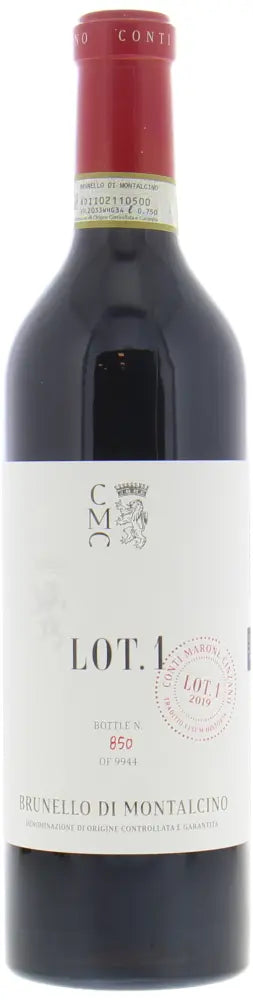 2019 | Conti Marone Cinzano | Brunello di Montalcino LOT. 1 at CaskCartel.com