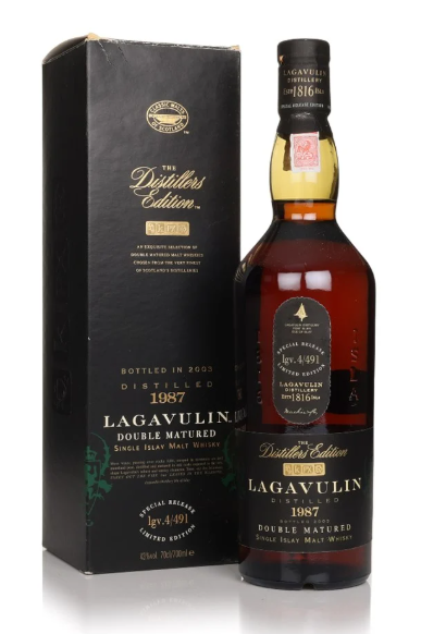 Lagavulin 1987 Bottled 2003 Pedro Ximenez Cask Finish Distillers Edition Single Malt Scotch Whisky | 700ML at CaskCartel.com