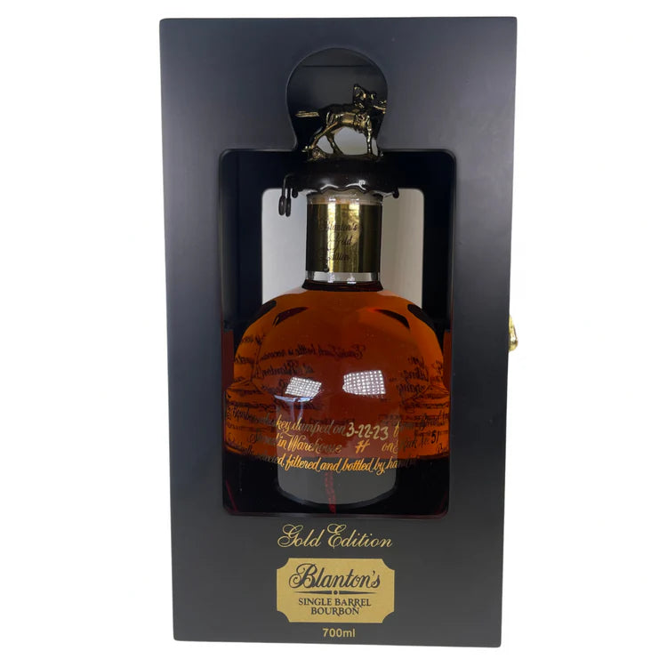 Blanton's 2023 Gold Wooden Box Edition Kentucky Straight Bourbon | 700ML at CaskCartel.com