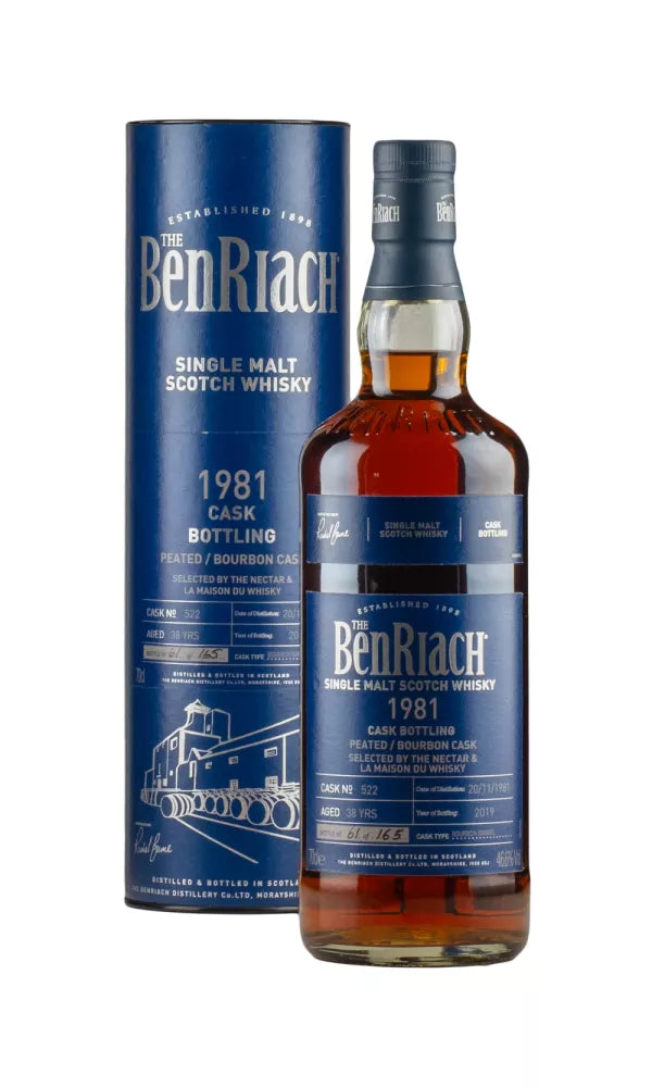 Benriach 38 Year Old Single Cask #1981 Single Malt Scotch Whisky | 700ML at CaskCartel.com