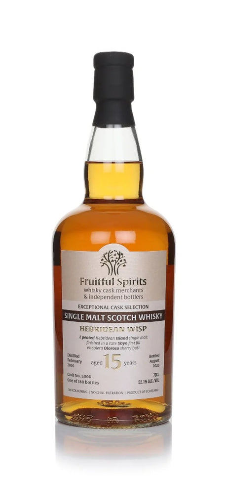 Hebridean 15 Year Old 2010 Cask #5006 - Fruitful Spirits Single Malt Scotch Whisky | 700ML at CaskCartel.com
