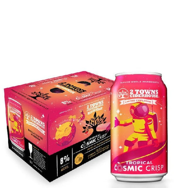 2 Towns Ciderhouse Tropical Cosmic Crisp | (6)*355ML at CaskCartel.com
