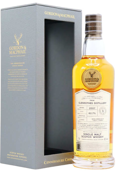 Glenrothes 16 Year Old 2007 Connoisseurs Choice Single Cask #17602003 Single Malt Scotch Whisky | 700ML