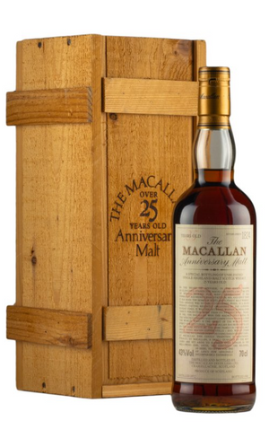 Macallan 25 Year Old Anniversary Malt 1972 Single Malt Scotch Whisky at CaskCartel.com
