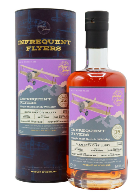 Glen Spey Infrequent Flyers - Single Cask #800062 15 Year Old 2008 Vintage Single Malt Scotch Whisky | 700ML at CaskCartel.com