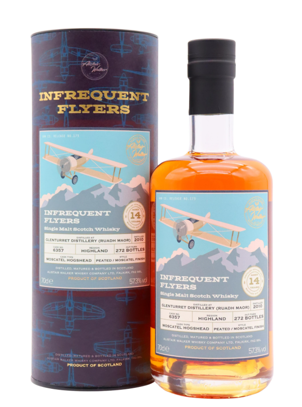 Glenturret Ruadh Maor Infrequent Flyers Single Cask #6357 14 Year Old 2010 Single Malt Scotch  Whisky | 700ML at CaskCartel.com
