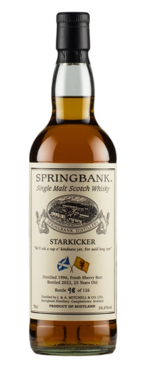 Springbank 25 Year Old Fresh Sherry Butt Starkicker 1996 Single Malt Scotch Whisky | 700ML at CaskCartel.com