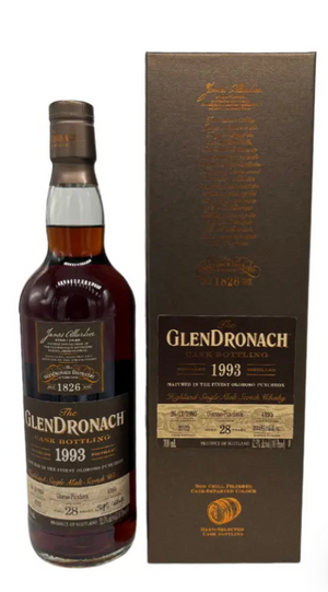 GlenDronach 1993 Cask #4195 28 Year Old Oloroso Puncheon Cask Single Malt Scotch Whisky | 700ML at CaskCartel.com