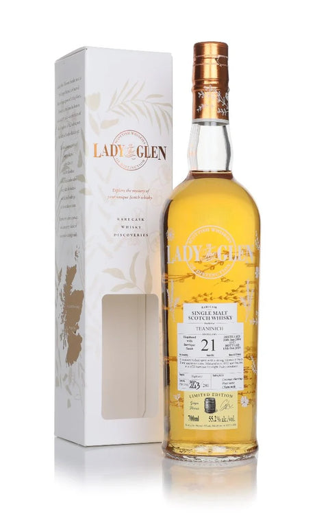 Teaninich 21 Year Old 2004 Cask #301146 - Lady of the Glen (Hannah Whisky Merchants) Single Malt Scotch Whisky | 700ML at CaskCartel.com
