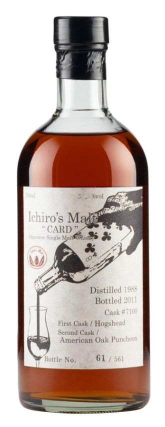 Ichiro's Malt Hanyu Eight of Clubs 1988 Single Malt Whisky | 700ML