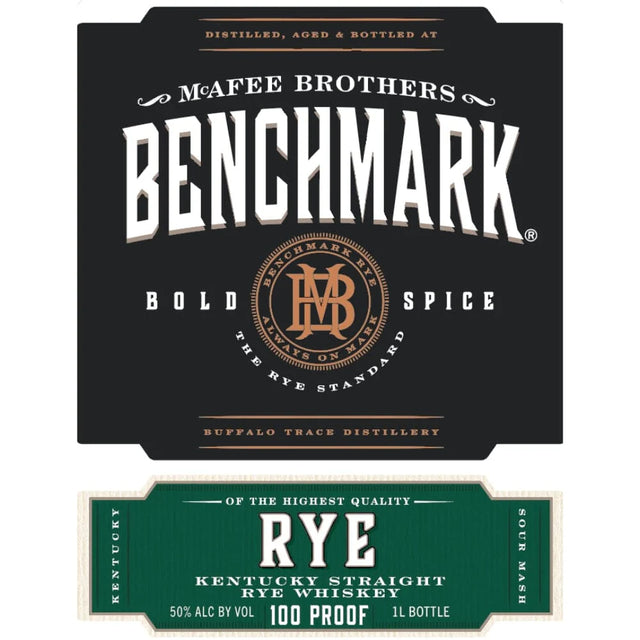 Benchmark Kentucky Straight Rye Whiskey | 1L at CaskCartel.com