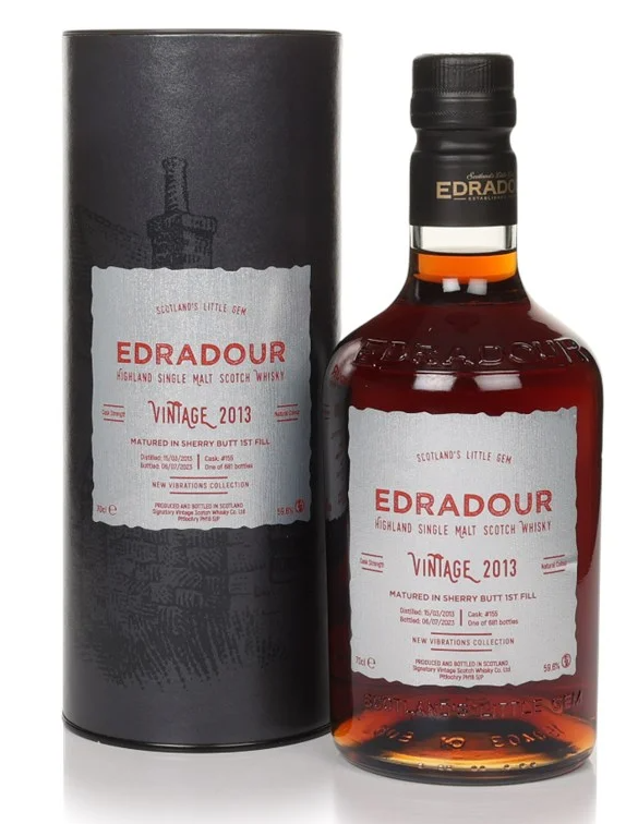 Edradour 10 Year Old 2013 Cask #155 New Vibrations Single Malt Scotch Whisky | 700ML