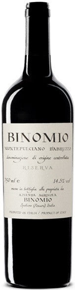 2018 | Binomio | Montepulciano d'Abruzzo Riserva at CaskCartel.com