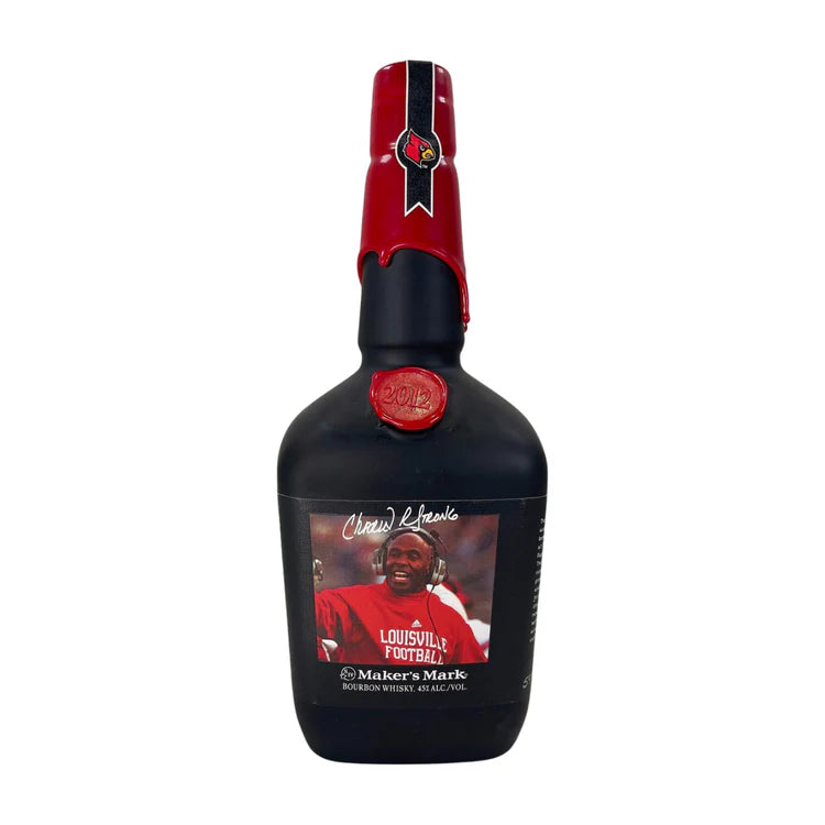 Maker's Mark 2012 Charlie Strong Louisville Cardinals Kentucky Straight Bourbon Whisky | 1L at CaskCartel.com