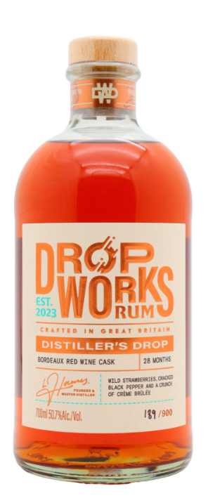 Drop Works Distiller's Drop #002 Bordeaux Red Wine Cask Rum | 700ML at CaskCartel.com