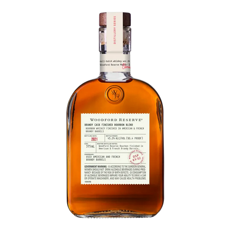 Woodford Reserve Distillery Series Brandy Cask Finish Bourbon 2021 | 375ML at CaskCartel.com