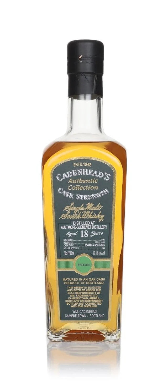 Aultmore 18 Year Old 2006 - Cadenhead's Authentic Collection Single Malt Scotch Whisky | 700ML at CaskCartel.com