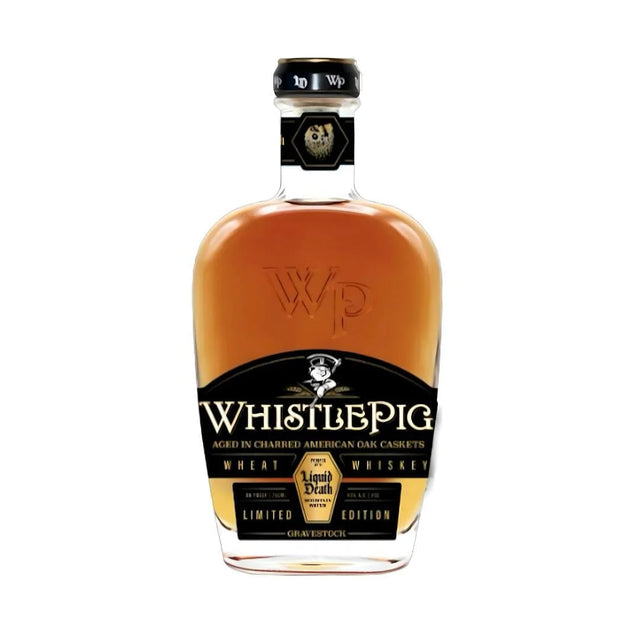 WhistlePig X Liquid Death Gravestock Wheat Whiskey at CaskCartel.com