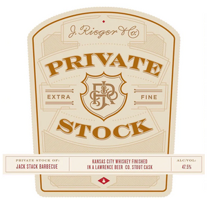 J. Rieger & Co Private Stock Beer Co. Stout Cask Kansas City Whiskey at CaskCartel.com