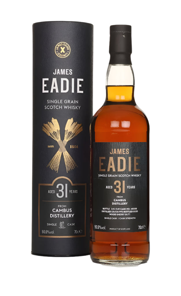 Cambus 31 Year Old 1993 Cask #48088 - James Eadie Single Grain Scotch Whisky | 700ML at CaskCartel.com