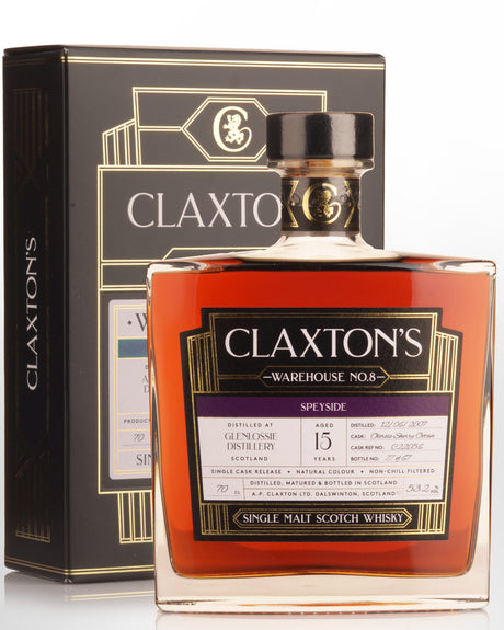 Glenlossie 2007 Claxton's Warehouse No. 8 (15 Year Old) Single Malt Scotch Whisky | 700ML at CaskCartel.com