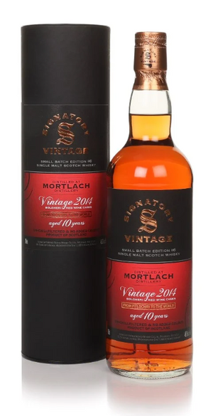 Mortlach 10 Year Old 2014 Small Batch Edition #6 Signatory Single Malt Scotch Whisky | 700ML at CaskCartel.com
