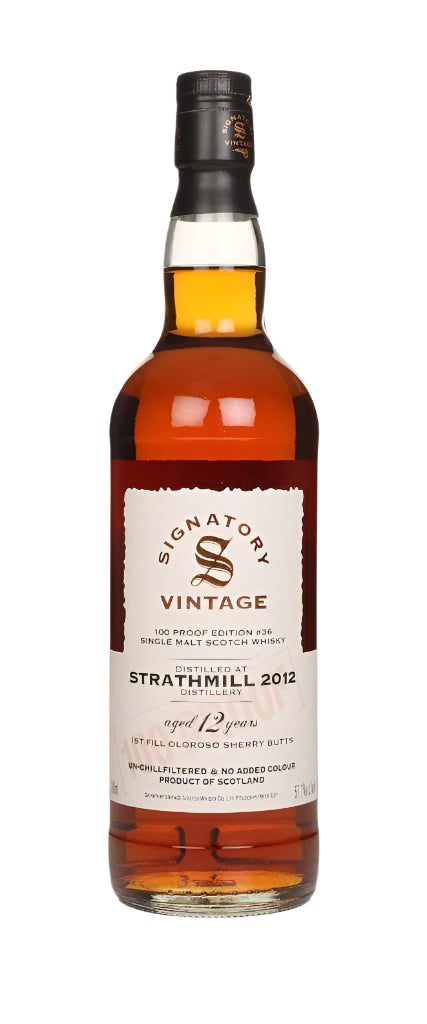 Strathmill 12 Year Old 2012 - 100 Proof Edition #36 (Signatory) Single Malt Scotch Whisky | 700ML at CaskCartel.com