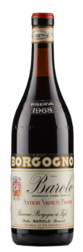 1968 | Giacomo Borgogno & Figli | Barolo Riserva at CaskCartel.com
