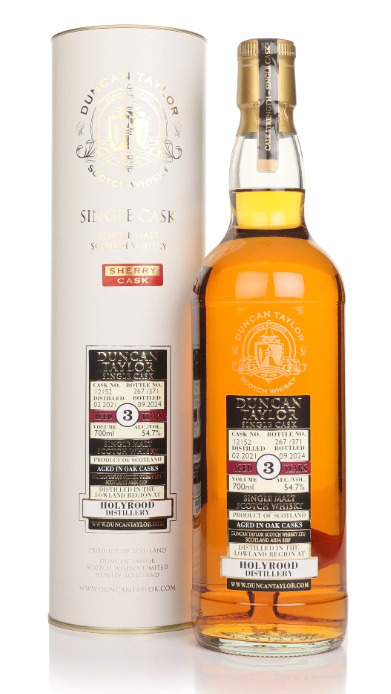 Holyrood 3 Year Old 2021 Cask #12152 Single Cask Duncan Taylor Single Malt Scotch Whisky | 700ML at CaskCartel.com