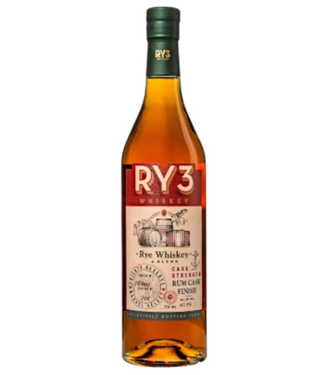 Ry3 Single Barrel Cask Strength Rum Cask Finish Rye Whiskey at CaskCartel.com