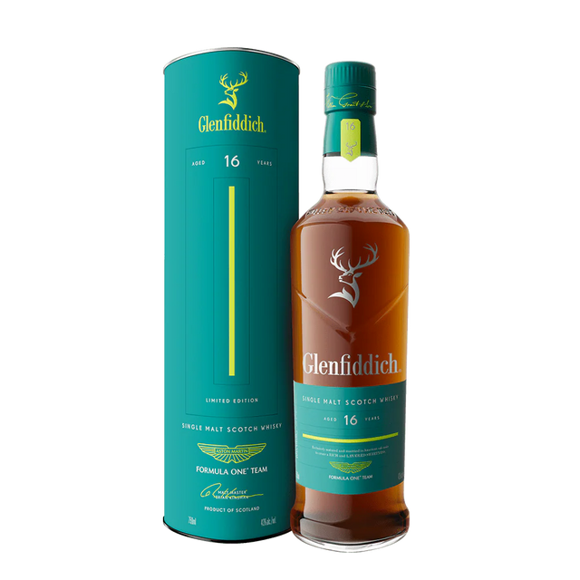 Glenfiddich x Aston Martin Formula One 16 Year Old Single Malt Scotch Whisky at CaskCartel.com