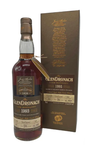 GlenDronach 1993 Cask #4197 28 Year Old Oloroso Puncheon Cask Single Malt Scotch Whisky | 700ML at CaskCartel.com