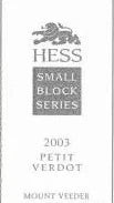 2003 | Hess Persson Estates | Small Block Series Petit Verdot at CaskCartel.com
