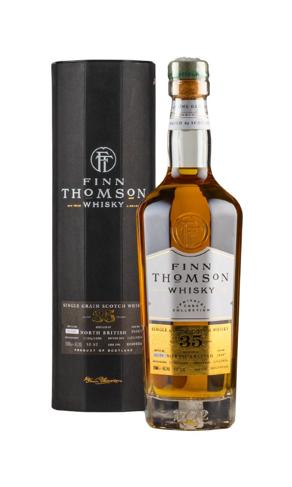 North British 35 Year Old Finn Thomson 1988 Single Grain Scotch Whisky | 700ML