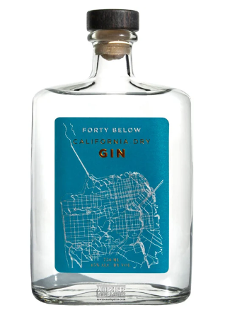 Forty Below California Dry Gin at CaskCartel.com