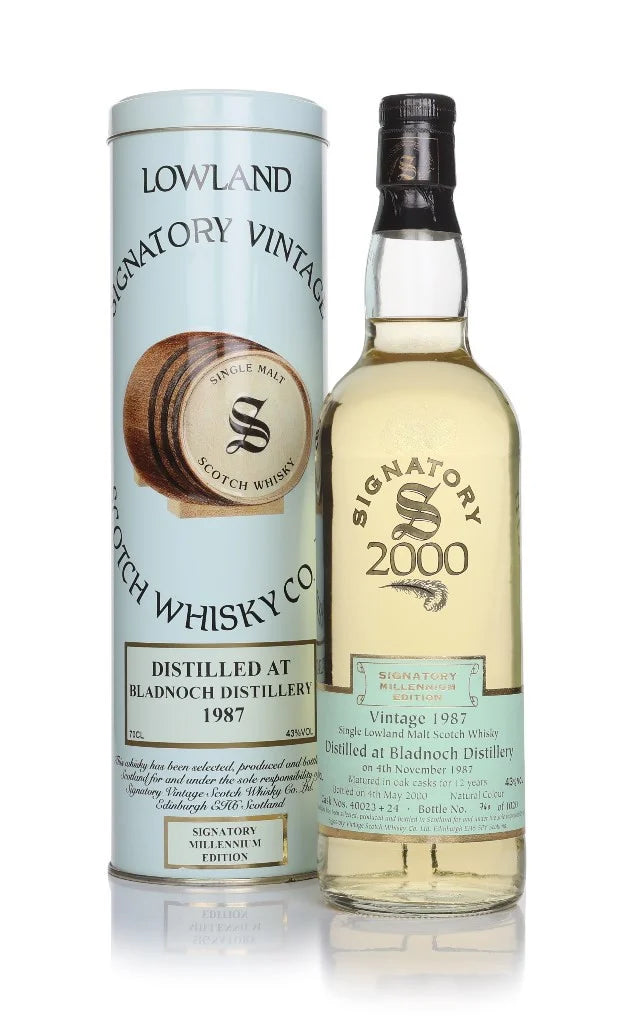 Bladnoch 12 Year Old 1987 Casks #42023 & 40024 - Signatory Single Malt Scotch Whisky | 700ML at CaskCartel.com