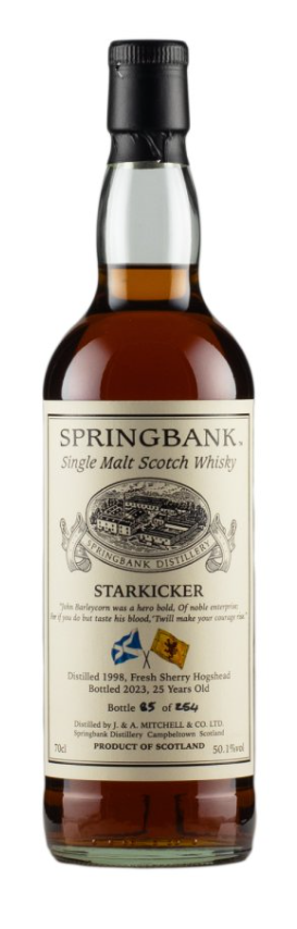 Springbank 25 Year Old Fresh Sherry Hogshead Starkicker 1998 Single Malt Scotch Whisky | 700ML at CaskCartel.com