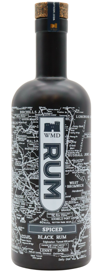 West Midlands Distillery Black Spiced Rum | 700ML at CaskCartel.com