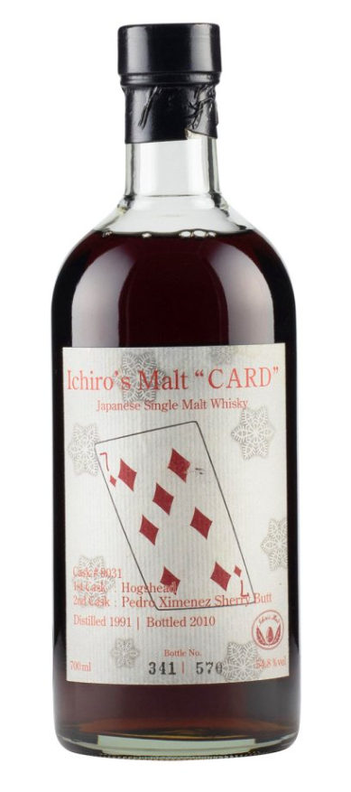 Ichiro's Malt Hanyu Seven of Diamonds 1991 Single Malt Whisky | 700ML at CaskCartel.com