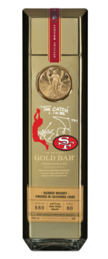 49ers 'The Catch' Limited Edition | Gold Bar Whiskey at CaskCartel.com