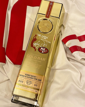 49ers 'The Catch' Limited Edition | Gold Bar Whiskey at CaskCartel.com