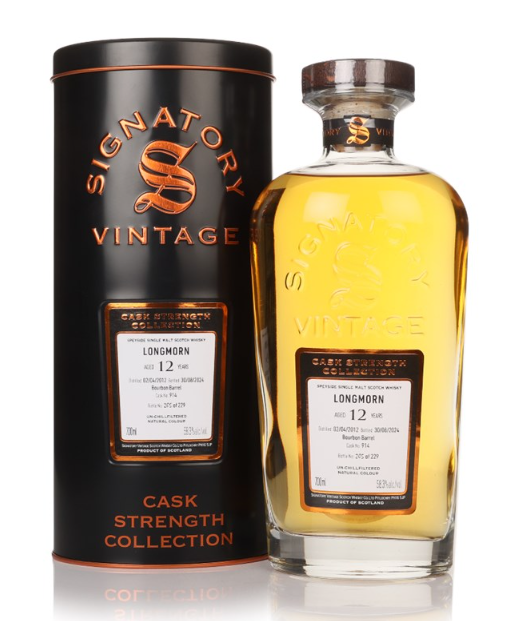 Longmorn 12 Year Old 2012 Cask #914 Cask Strength Collection Signatory Single Malt Scotch Whisky | 700ML at CaskCartel.com