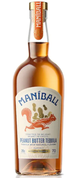 Maniball Peanut Butter Flavored Tequila at CaskCartel.com