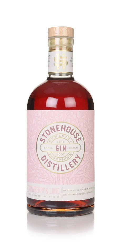 Stonehouse Brewery Strawberry & Lime Gin | 700ML at CaskCartel.com